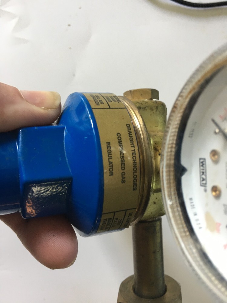 BAD - Draught Technologies Gas Regulator Model 1000P 1000S CO2, Air, Nitrogen