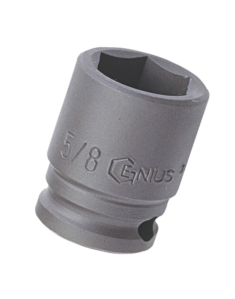 Genius Tools 1/2" Dr. 3/4" Impact Socket (CR-Mo) - 464024