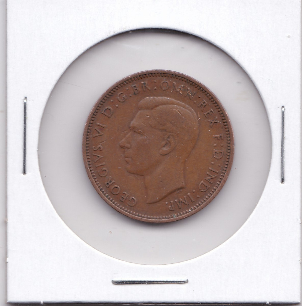 1942 United Kingdom Half Penny L3