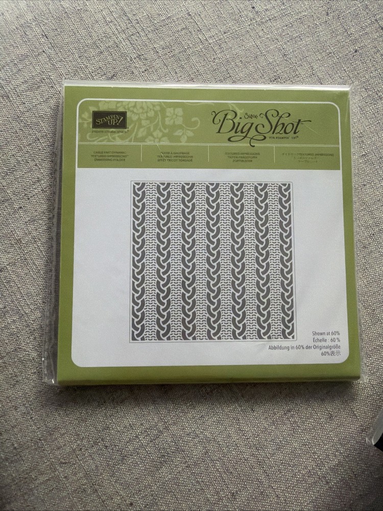 BIG SHOT EMBOSSING FOLDER - MULTIPLE VARIETIES - FREE SHIPPING!