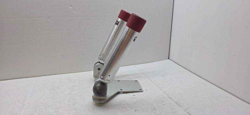 BIG JON DOWNRIGGER DOUBLE ROD HOLDER MULTI SET ADJUSTABLE BUTTERFLY PLATE BASE