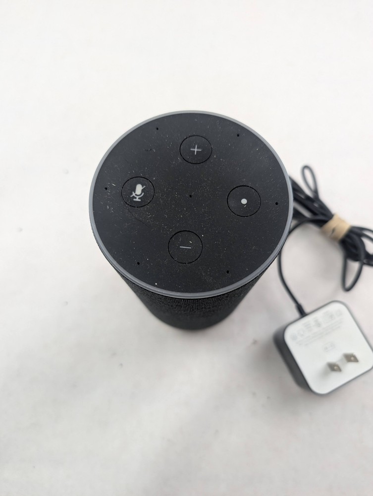 Amazon Echo 2nd Gen Smart Speaker Alexa Dolby Processing Charcoal Fabric