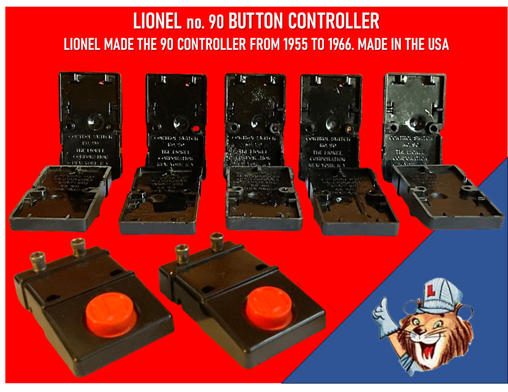LIONEL POSTWAR no.90 CONTROLLER 10 AVAILABLE ALL TESTED ALL A-OK EXCELLENT COND