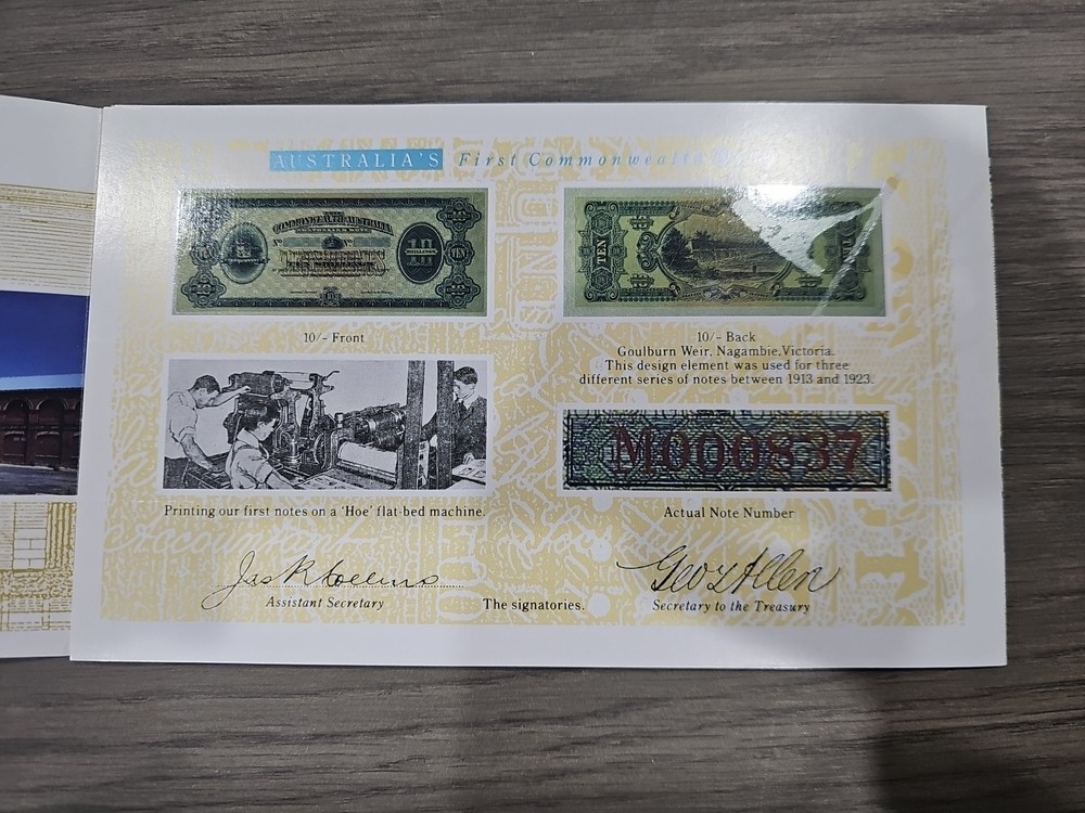 Australia 1993 $20 Banknote Red Overprint 80th Anniversary Issue - 8 Available
