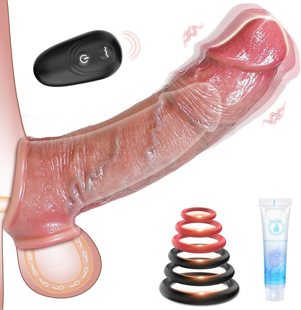 Premium Intimate Couples Sleeve – Advanced Men’s Extender, Waterproof & Recharge