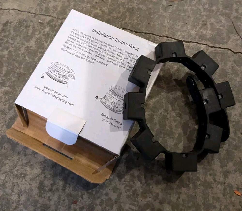 Sink Disposal Flange + Stopper + Disposer Megnet