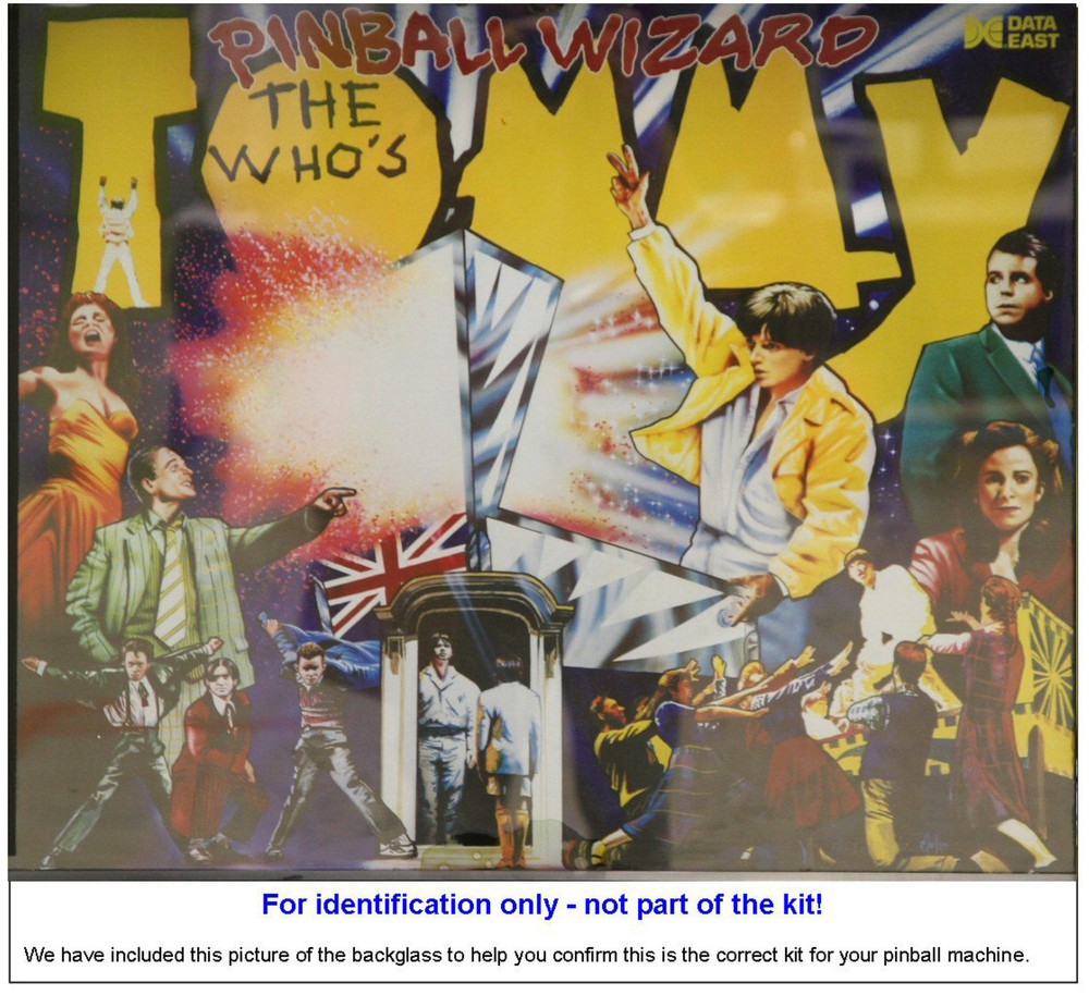 1994 Data East The Who's Tommy Pinball Wizard Rubber Ring Kit