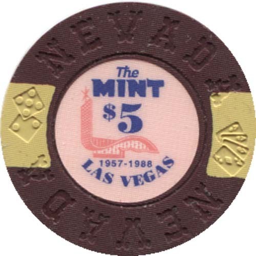 $5 Mint Borland Commemorative Casino Chip