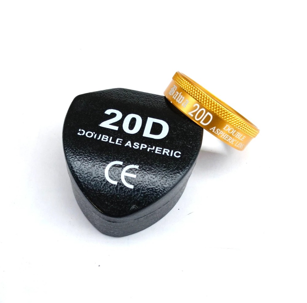 Ophthalmology Double Aspheric 20D Retinal Diagnostic Lens Comfortable Handling