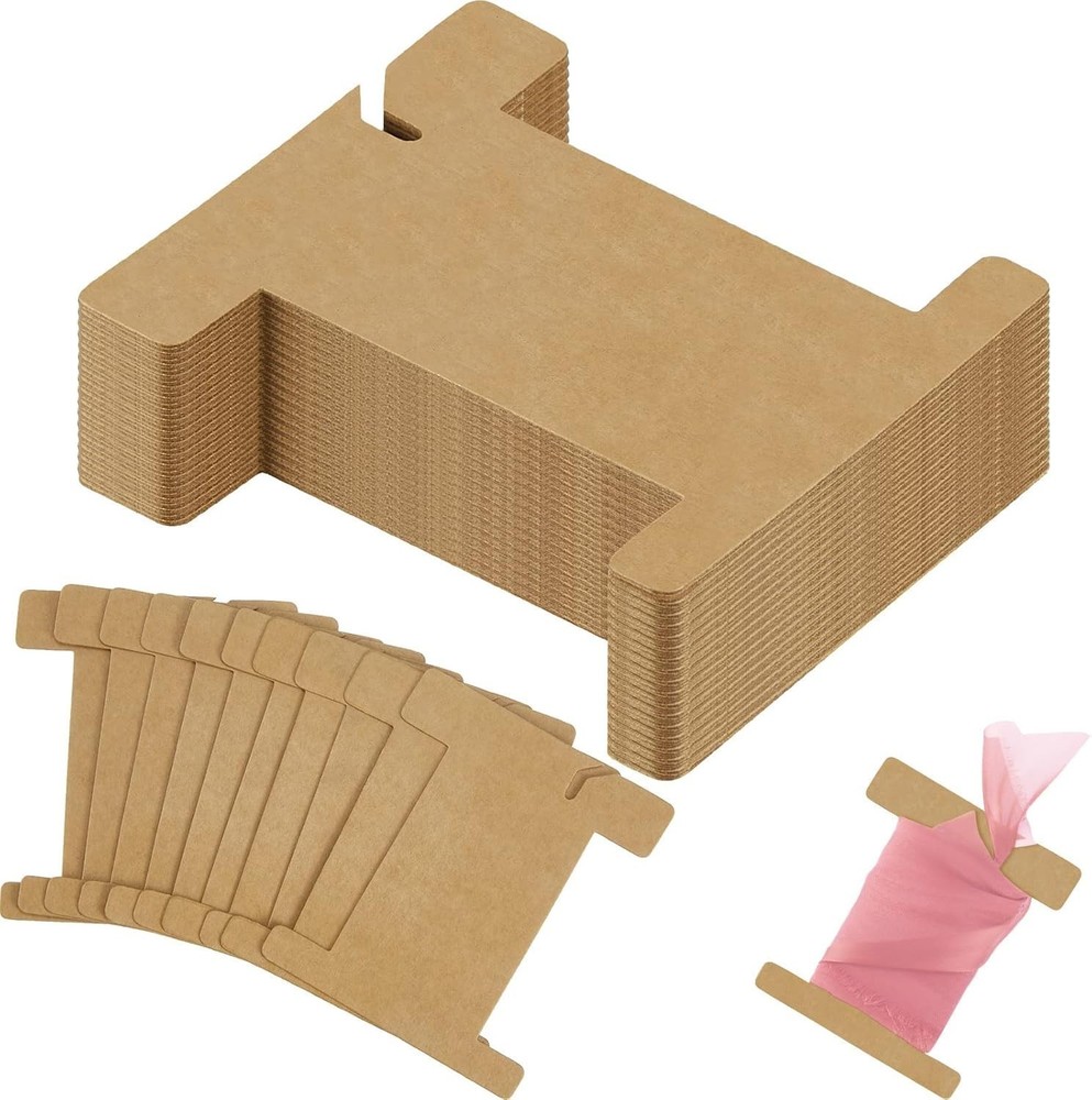 Compact 100 Pcs Ribbon Organizer - Practical Craft Storage for All Occasions