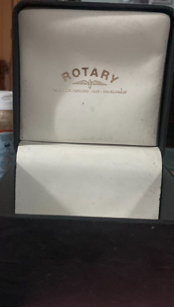 Rotary Empty Watch Box - Velvet Gift/ Presentation Box