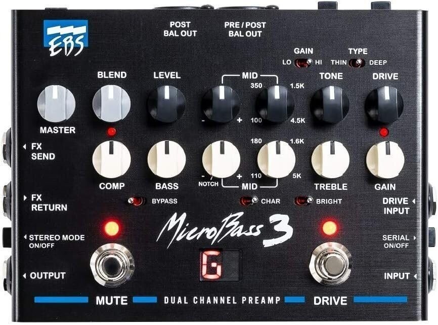 EBS MicroBass 3 2-Channel Preamp