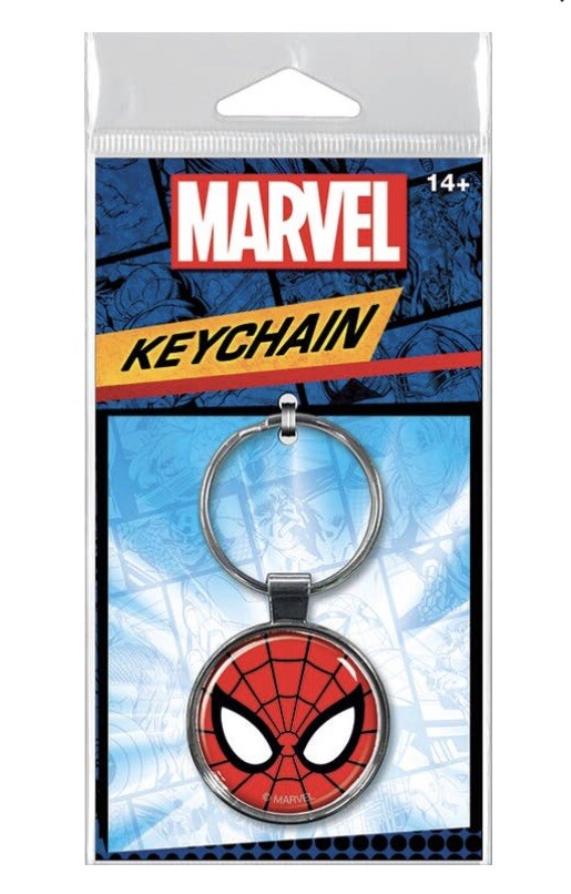 Spider-Man Logo Marvel Comics Lanyard ID Holder & Keychain Set New