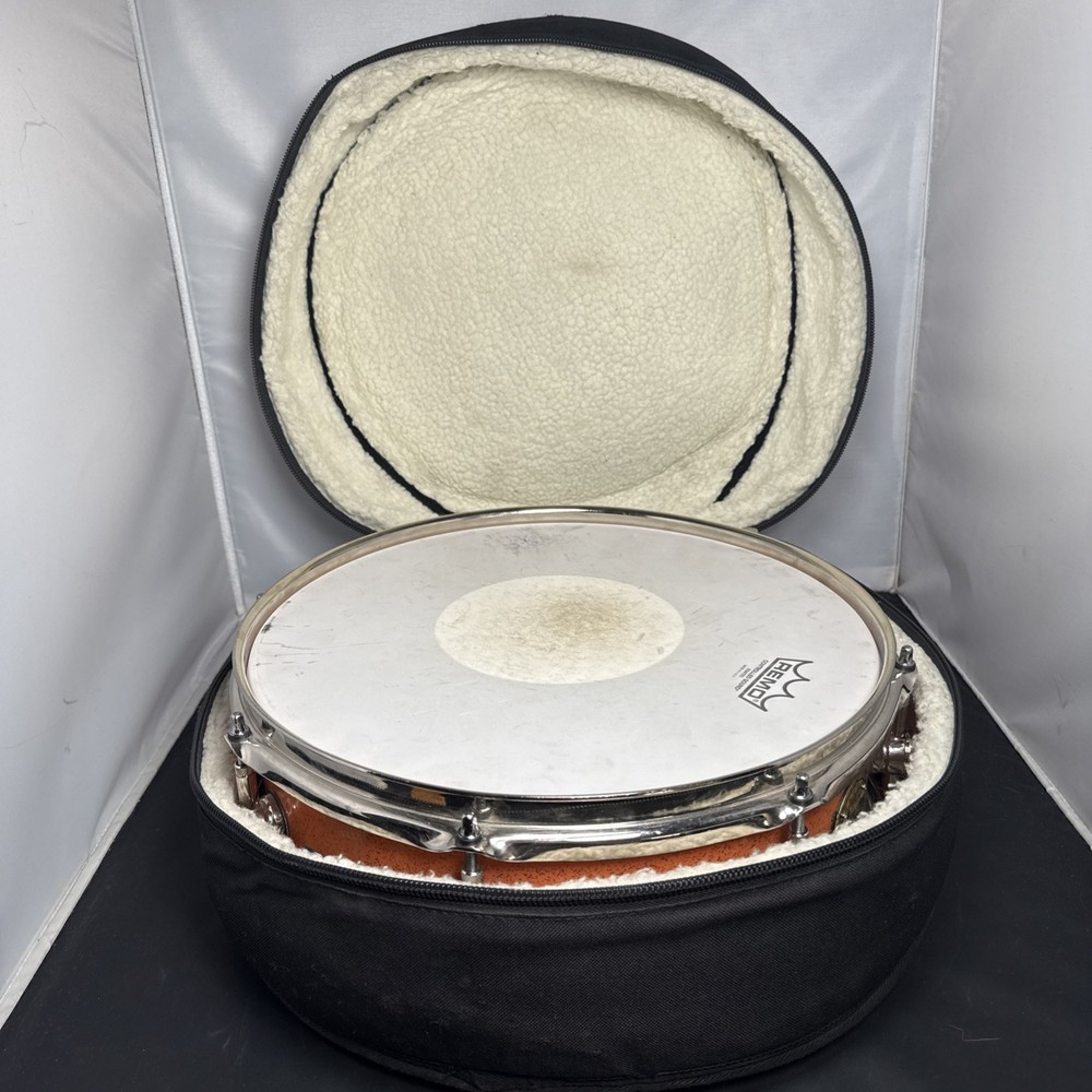 Paladin ddrum Maple Orange Snare Drum W/ Case