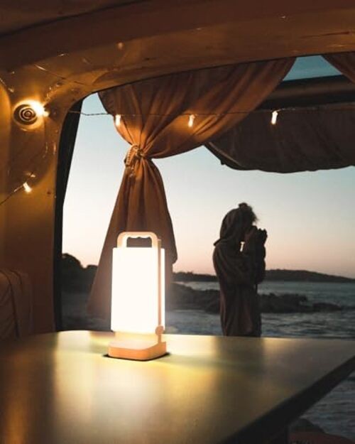 Solar Camping Lantern, Rechargeable Battery Powered Camping Light 1 Pack