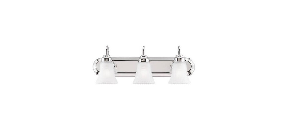 Westinghouse 66522 Wall Sconce 3-Light Chrome Chrome