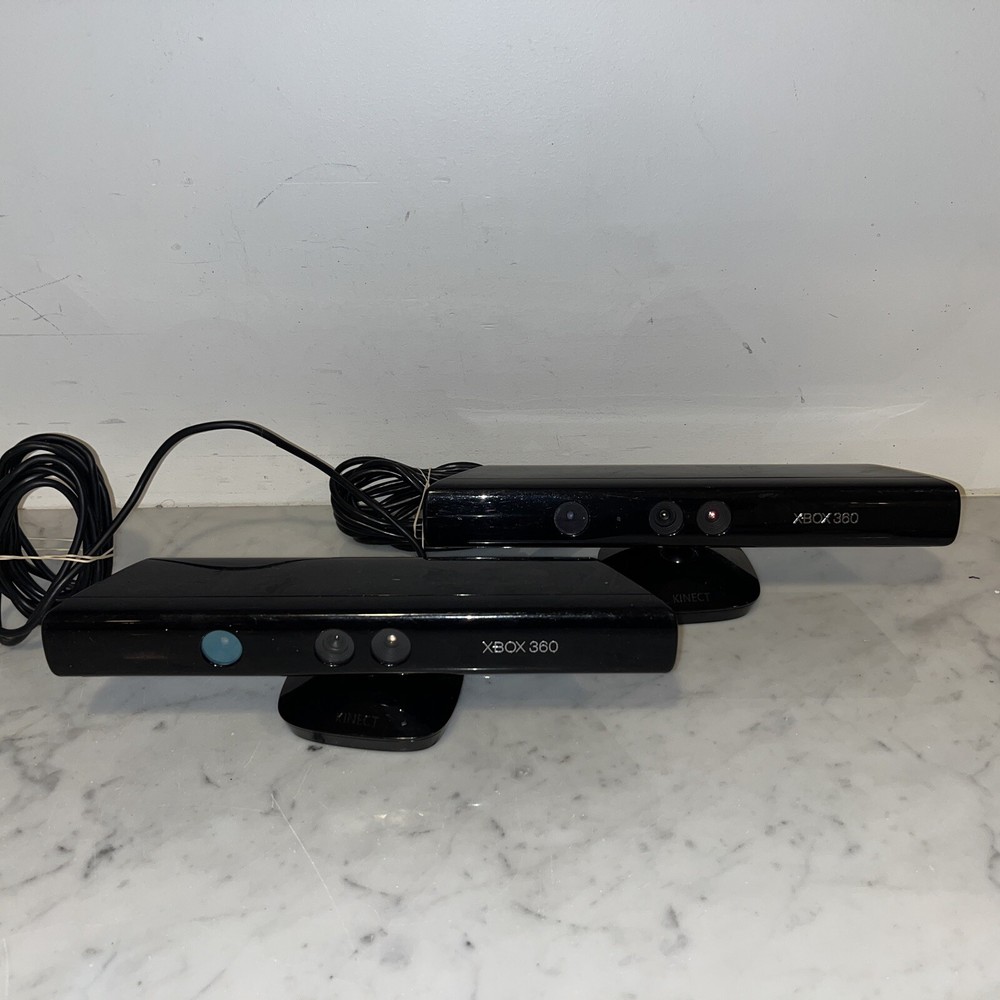 Microsoft 1414 Xbox 360 Kinect Sensor Bar Only - Black Bundle Of 2