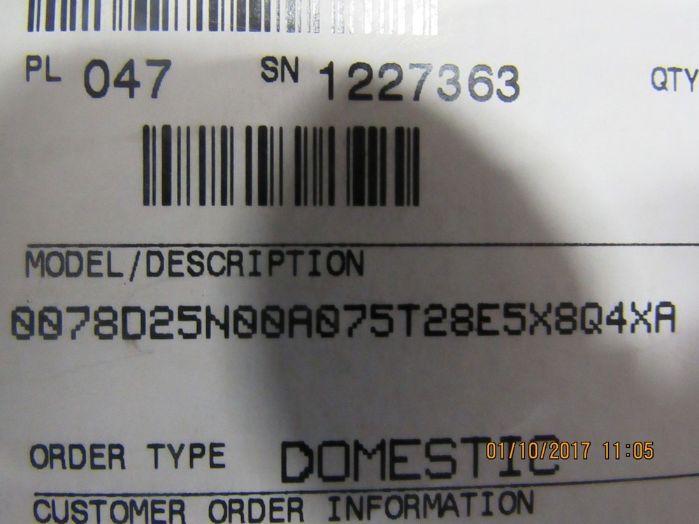 ROSEMOUNT SERIES 78 TEMPERATURE SENSOR HT-3YX1009/A075 NEW