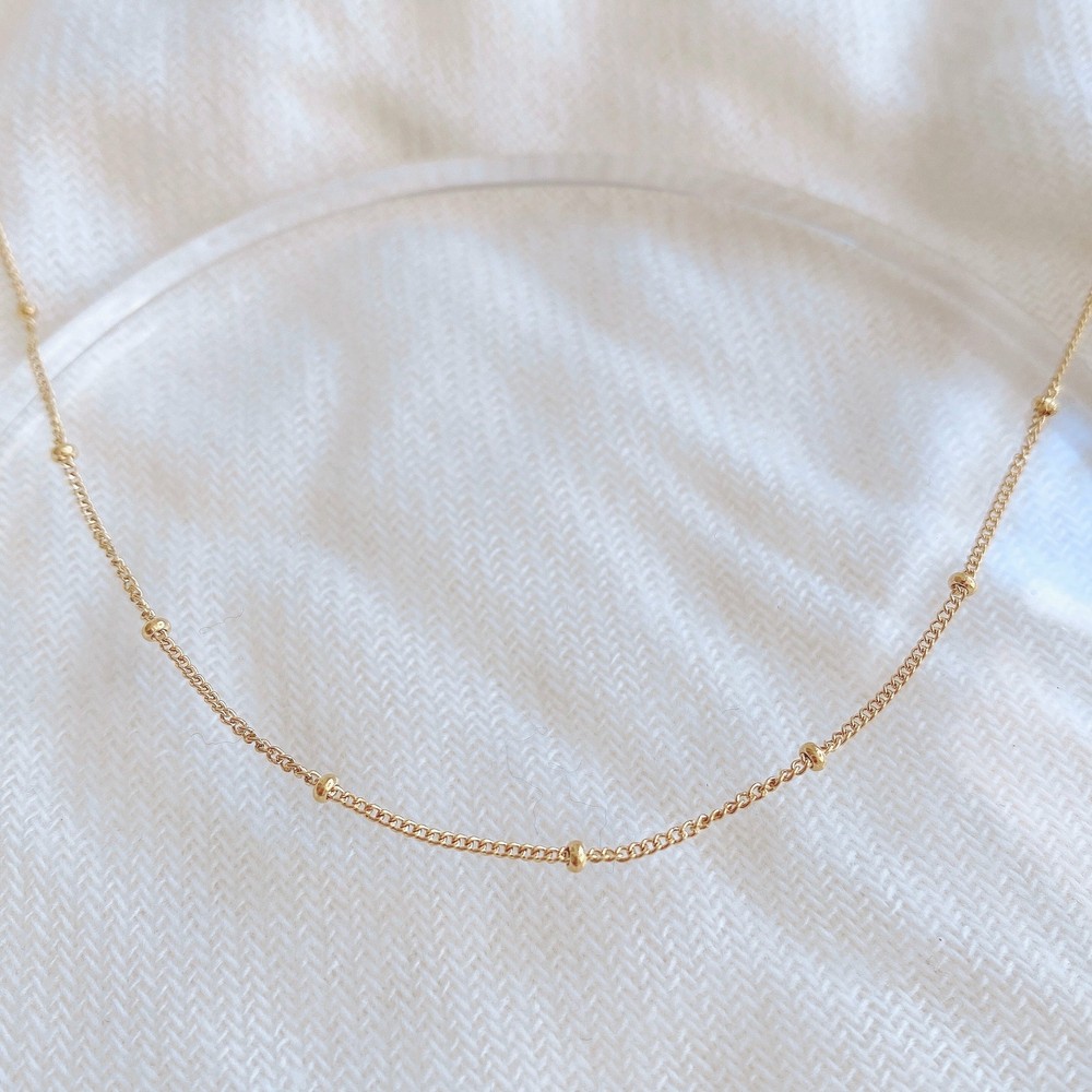 Minimalist Bead Necklace