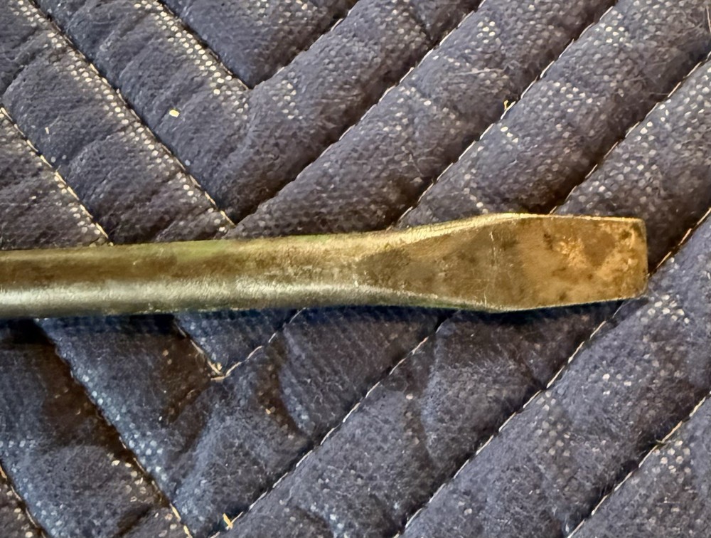 Vintage 18" Flat Head Screwdriver Wood Handle