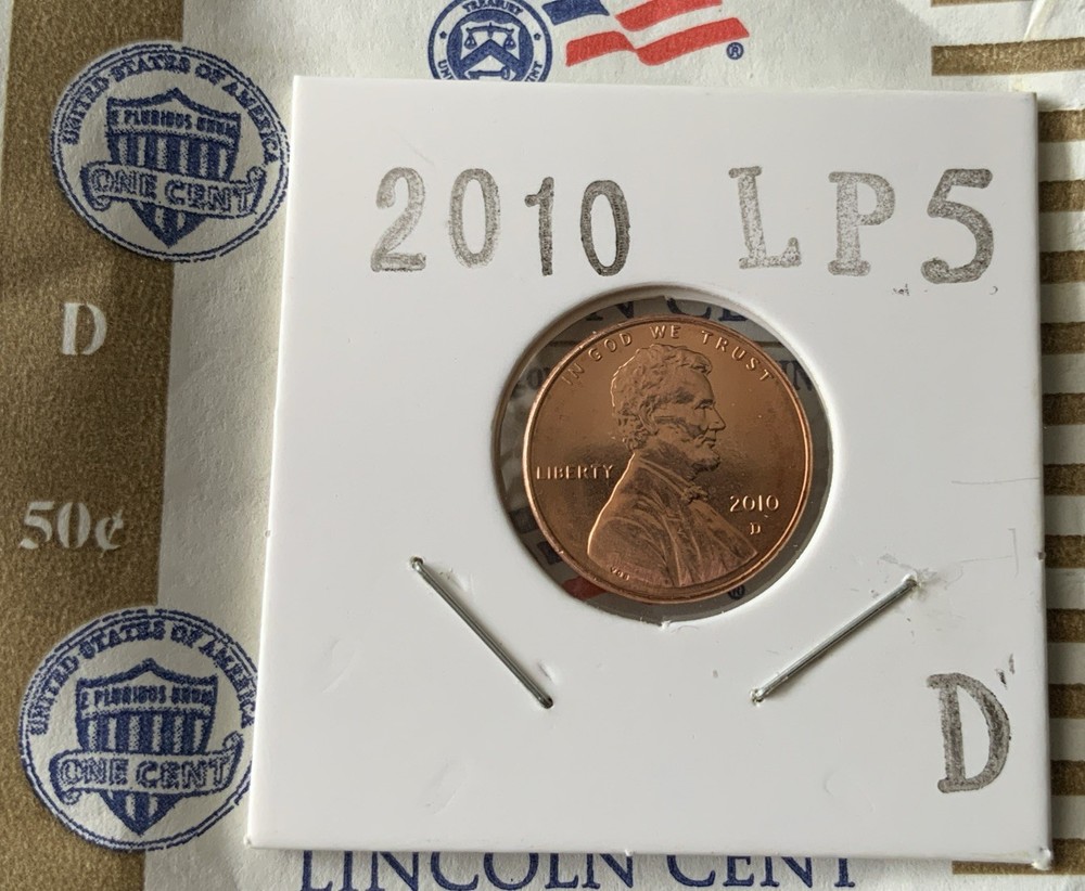 2010 FIRST SHIELD CENT PENNY [2 COIN SET P & D] w. FLIP UNC From USMINT Roll