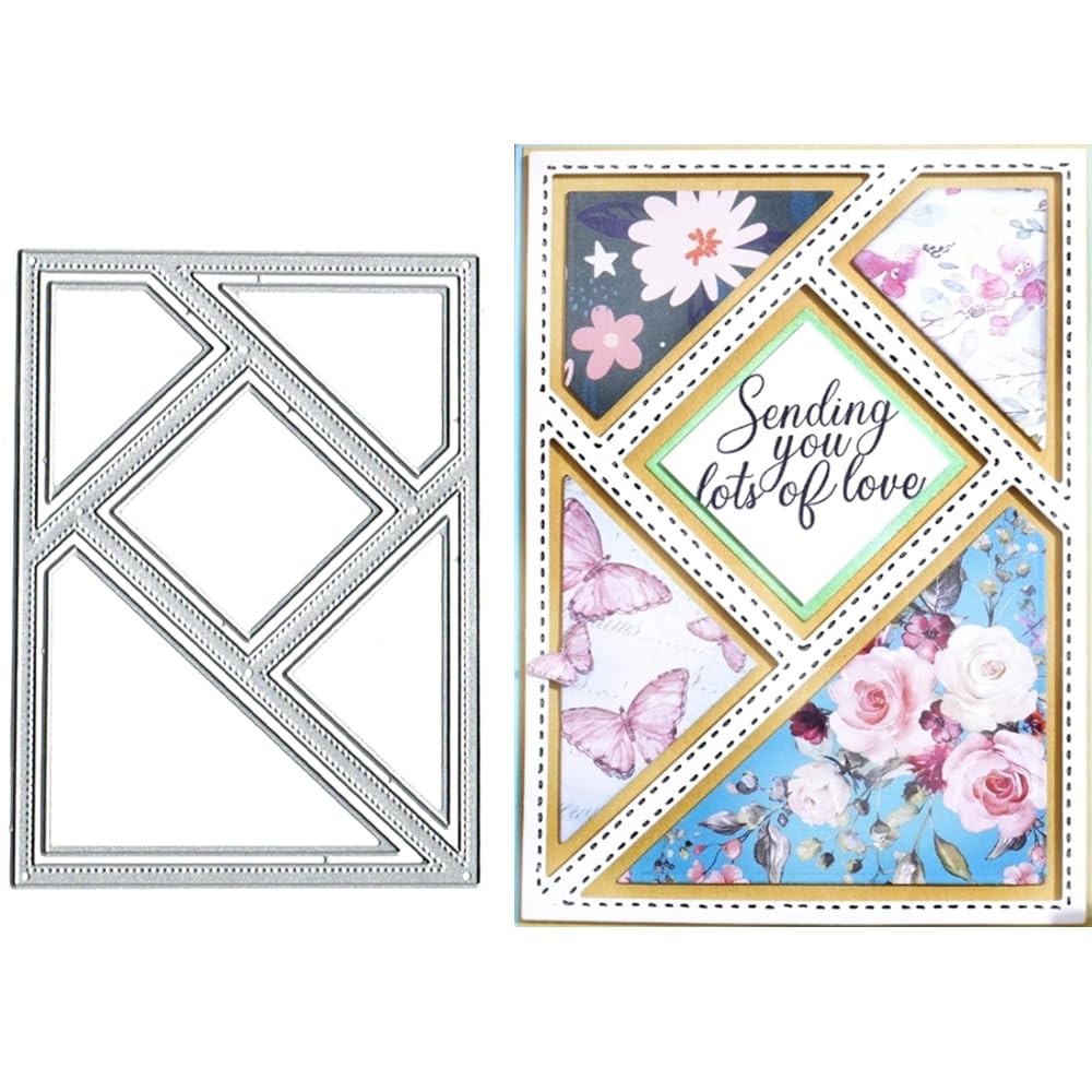 Rectangle Triangle Frame Metal Die Cuts, Rectangle Frame Metal Cutting Dies Cut