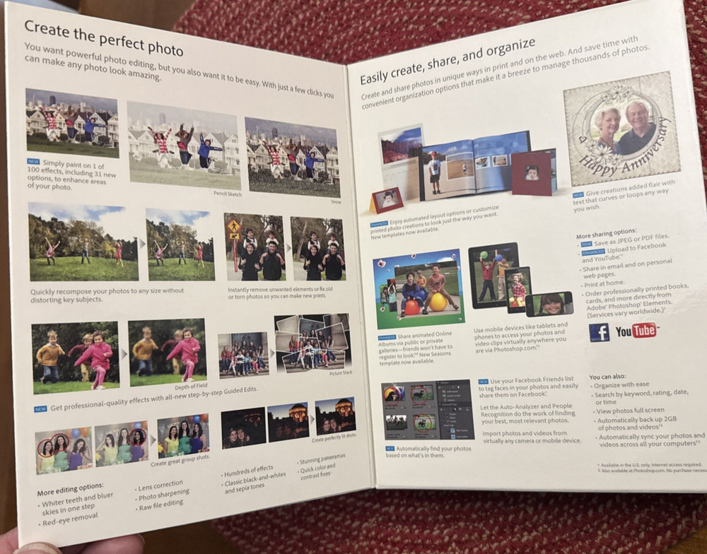 Adobe Photoshop Elements 10 for PC Mac Open Package