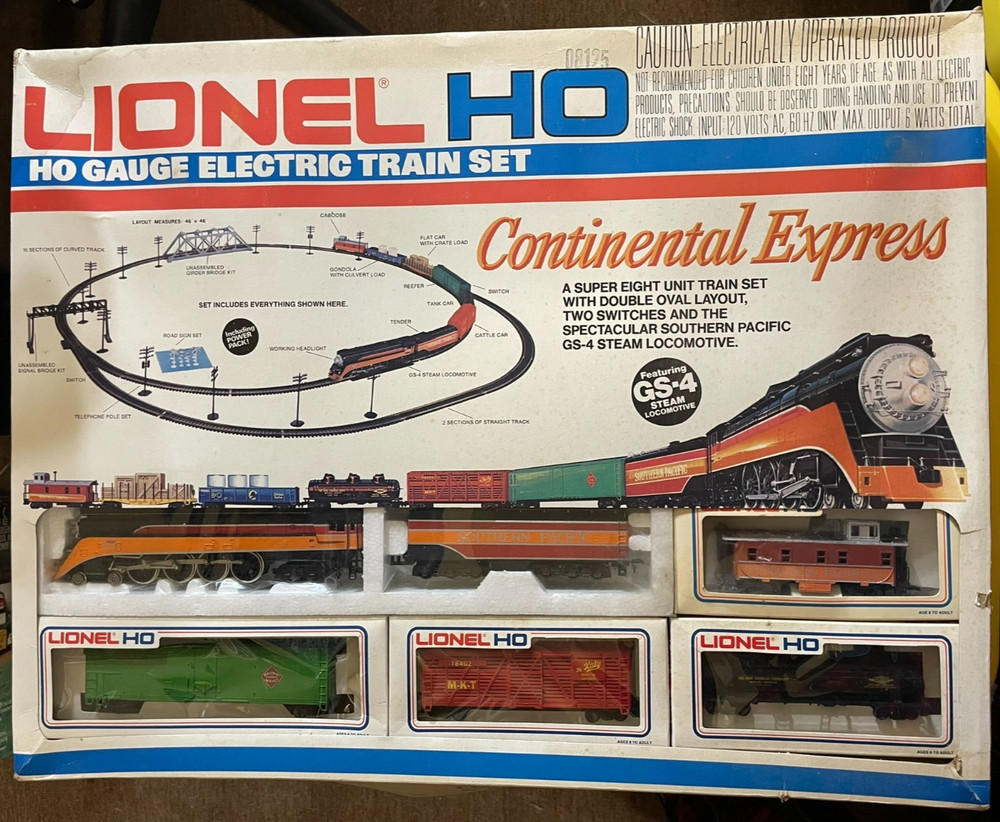 LIONEL HO #5-2684 - Continental Express Train Set - Southern Pacific