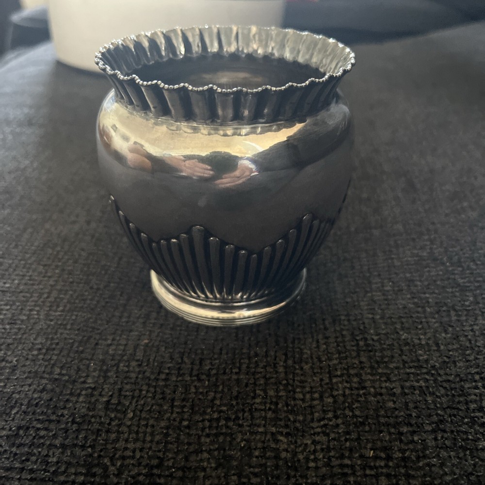 Walker and Hall Vintage Silver Plated Vase - Antique