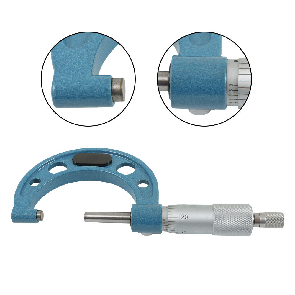 0-4"/0.0001" Premium Outside Micrometer Set Machinist Tool Precision Carbide Tip