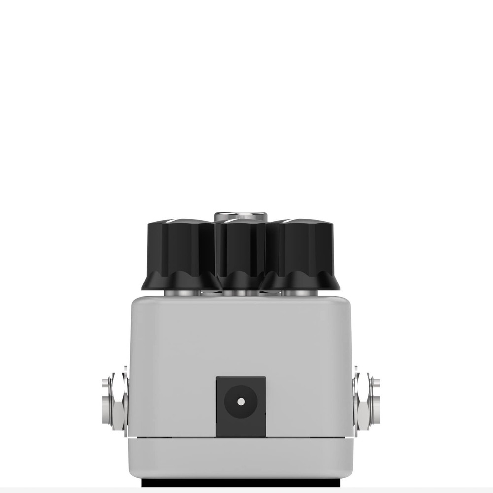 KLIQ Tiny-Distortion Effect Pedal for Guitar & Bass Distortion (Silver)