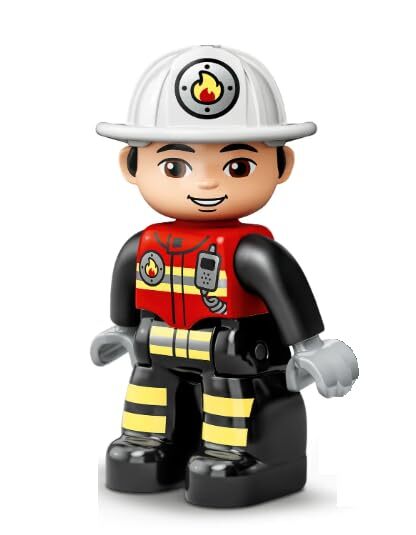 LEGO Duplo: Firefighter Figure with Fire Extinguisher