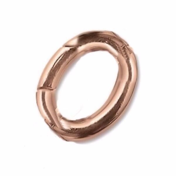 2 Large Copper Plated 16x20mm Self Closing Hinged Bails *