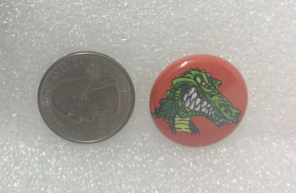 Crocodile Alligator Button Pin
