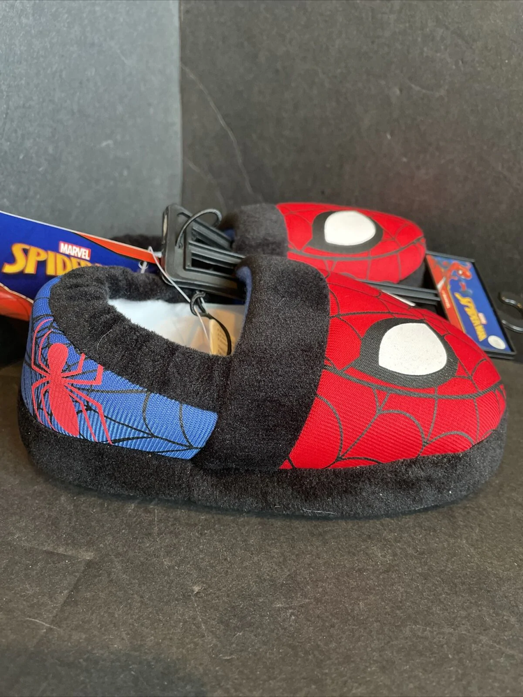Marvel Spiderman Slippers Child Sz 7/8