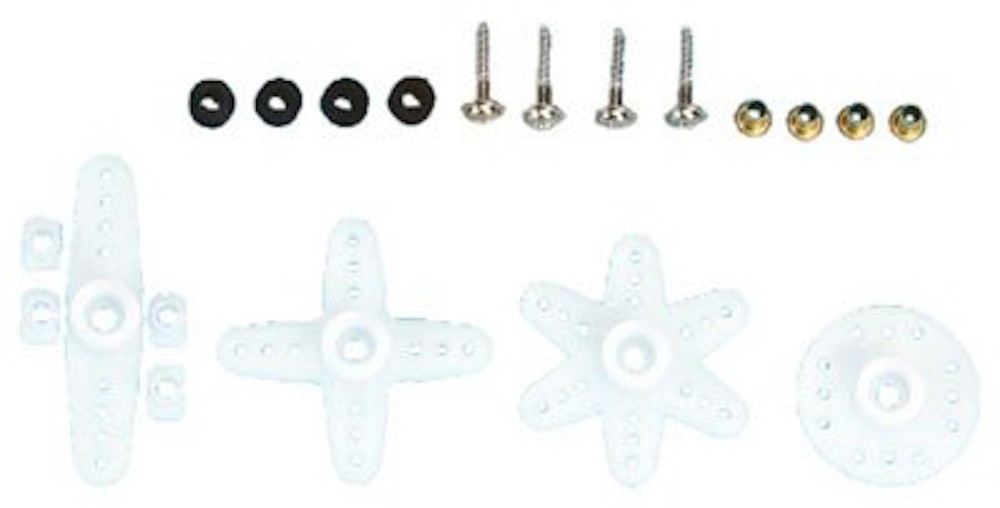 Graupner Servo Horn Set for 657 BB, 658 BB MG, 675 BB, 676 BB, 677 BB