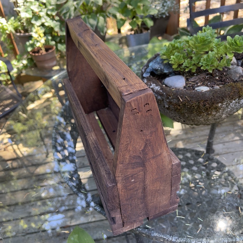 Rustic Farmhouse Wooden Handcrafted toolBox Decoration Storage Planter Container