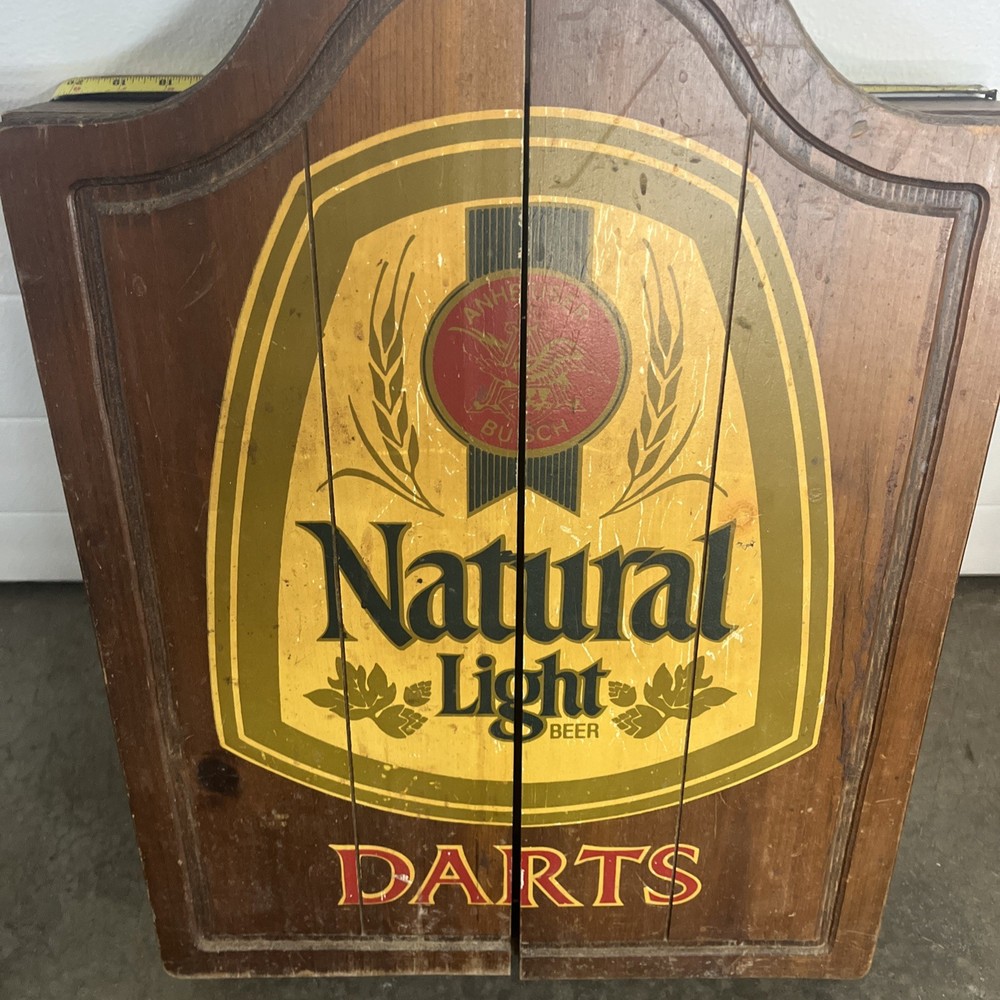 Anheuser Busch Natural Light Dart Board. No Darts