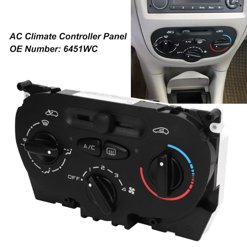 Heater Control Panel for 206 207 Manual Gear Control Panel Regulator 9624695377