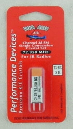 JR Single Conversion 72Mhz FM Transmitter/Receiver Crystal Set Channel 28 72.350