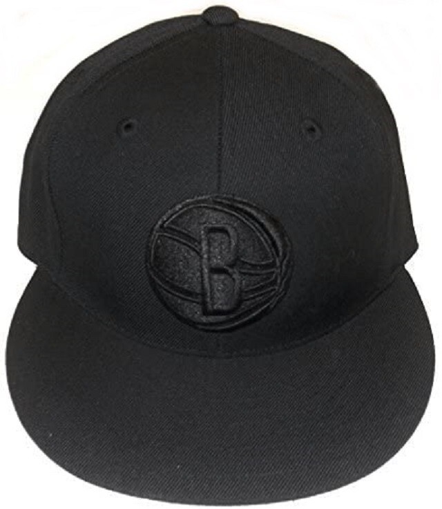 Adidas Brooklyn Nets Flat Brim Fitted Hat