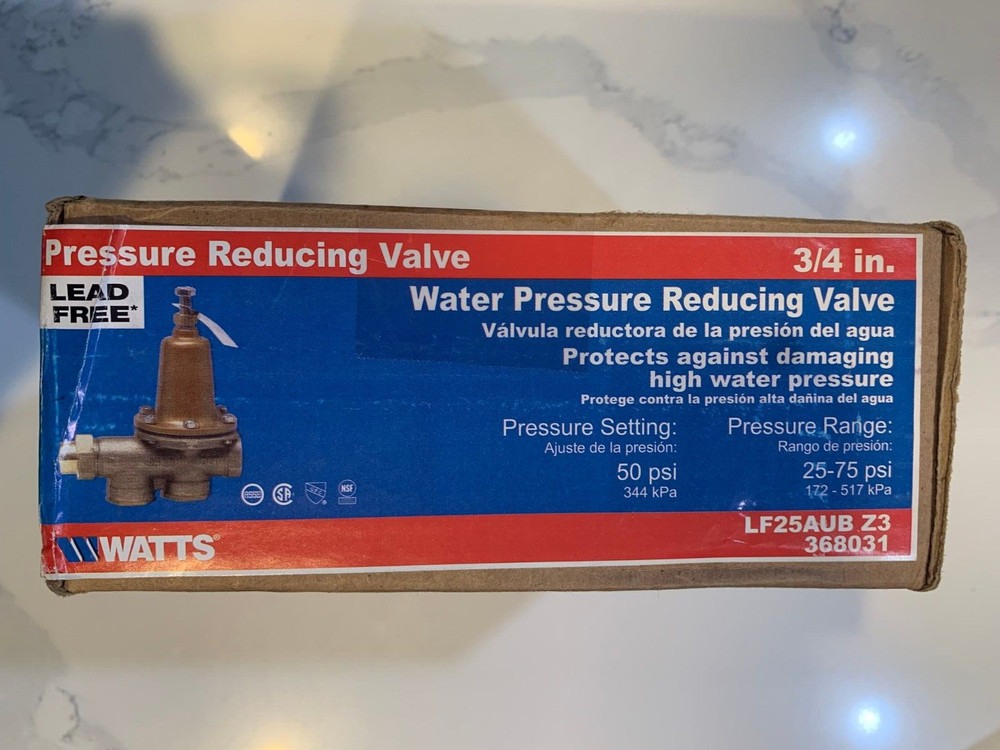 Watts 3/4 in Water Pressure Reducing Valve 368031