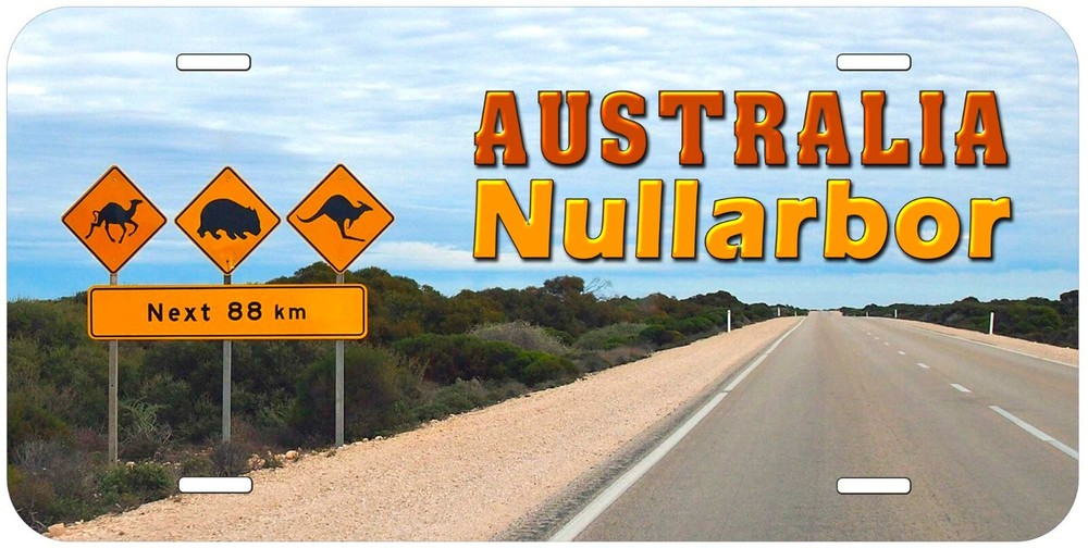 Nullarbor Australia Novelty Car License Plate