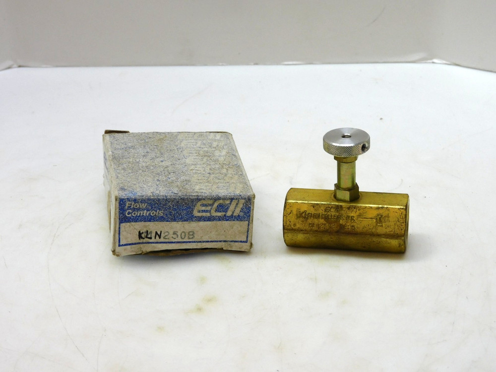 Ecii KLN250B Flow Control Valve 1/4" npt