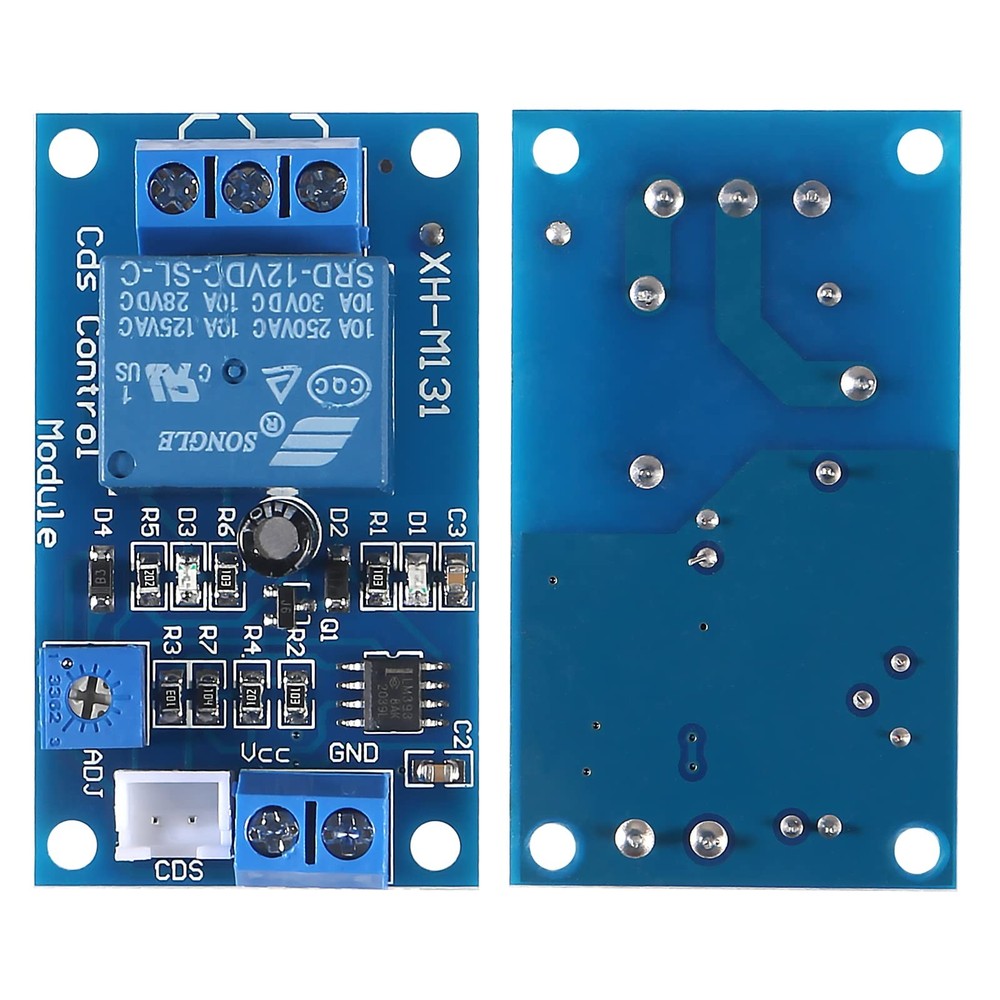 5PCS DC 12V Photoresistor Relay Module Light Sensor Automatic Control Switch 10A