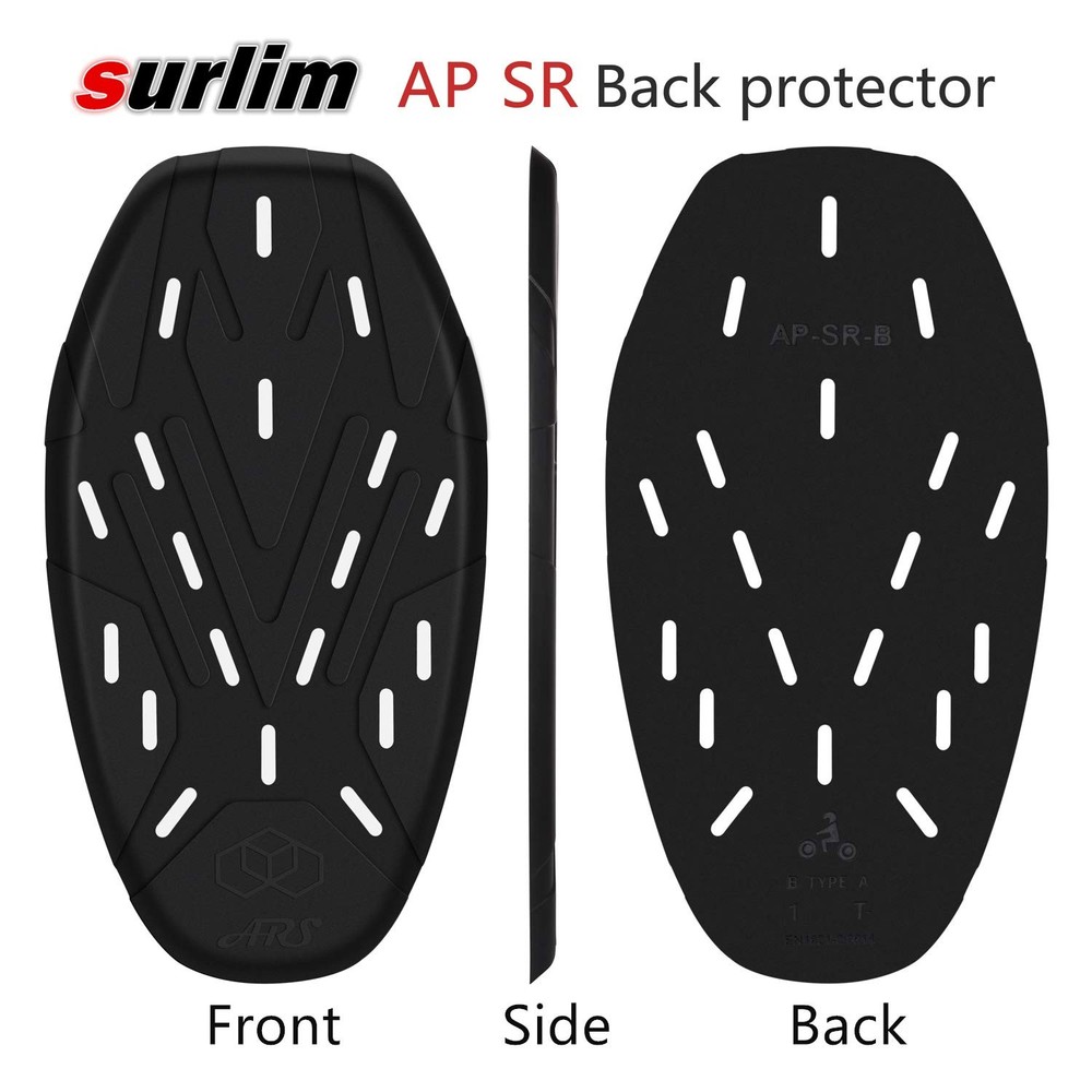 SR Back Protector CE Armor Motorcycle Jackets Back Pads Insert Replacement