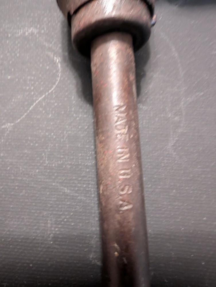 Antique 1930's Ratcheting Hand Auger. Working Condition