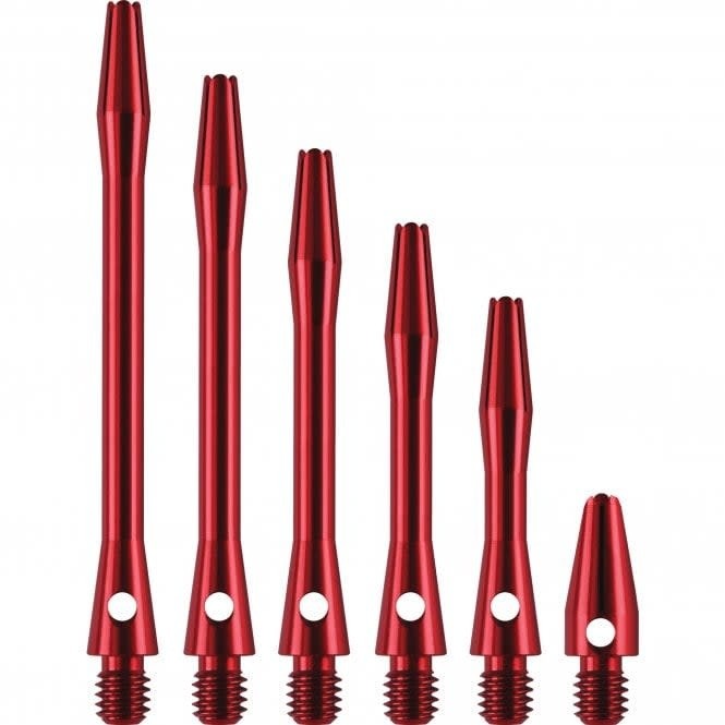 Red Aluminum Xshort Dart Shafts