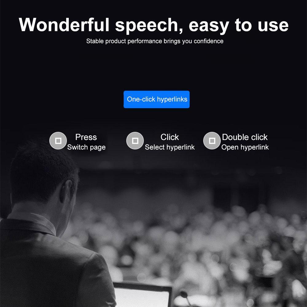 Wireless Presenter Remote Control 2.4GHz USB Projector Page Turning Pen