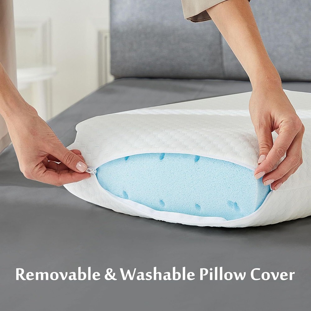 Bed Memory Foam Pillow Soft and Comfortable Standard Size Pillows for Sleeping